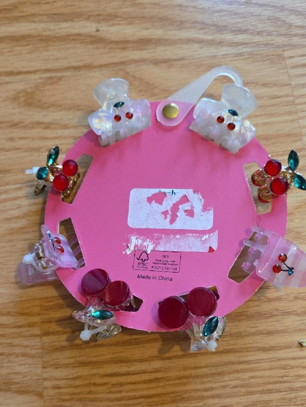 piper•k Cherry Hair Clip Set